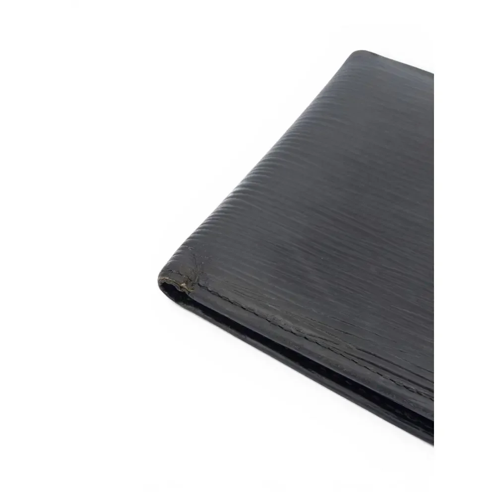 Louis Vuitton Vintage Black Epi Leather Portefeuille Marco Bifold Wallet